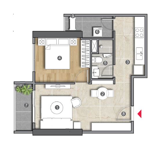 mặt bằng the emerald golf view